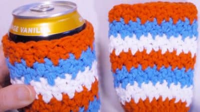 How To Make A Can Cozy | Crochet Crafts