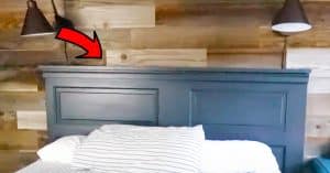 How To Build A Headboard With An Old Door