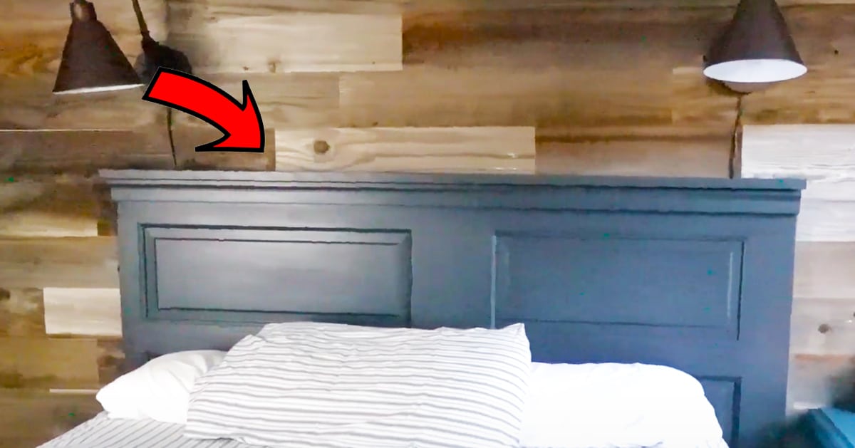 How To Build A Headboard With An Old Door, Headboard Made From Old Doors
