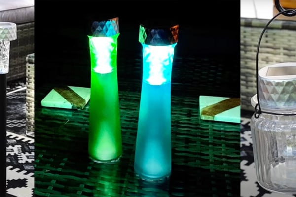 Dollar Tree Solar Light Hack | DIY Ideas