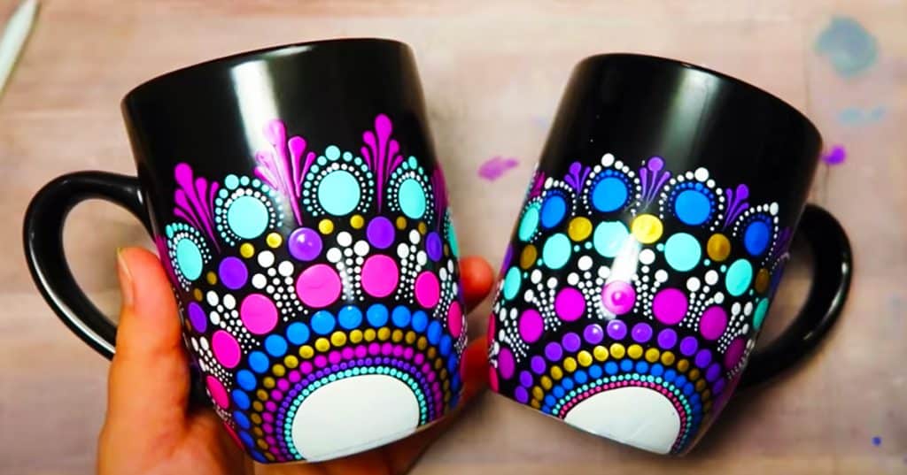 How To Make A Dot Mug Mandala | Easy DIY Crafts