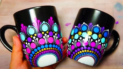 How To Make A Dot Mug Mandala | DIY Joy Projects and Crafts Ideas