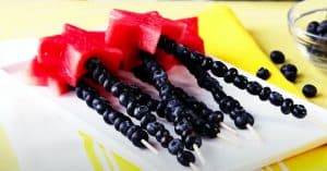 How To Make Fourth Of July Fruit Kabobs