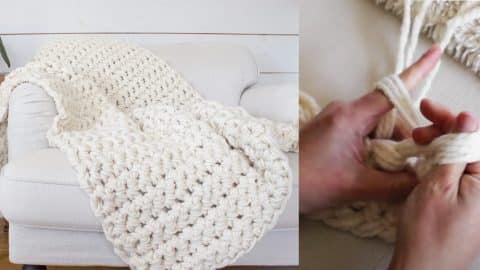How to Hand Crochet A Blanket | DIY Joy Projects and Crafts Ideas