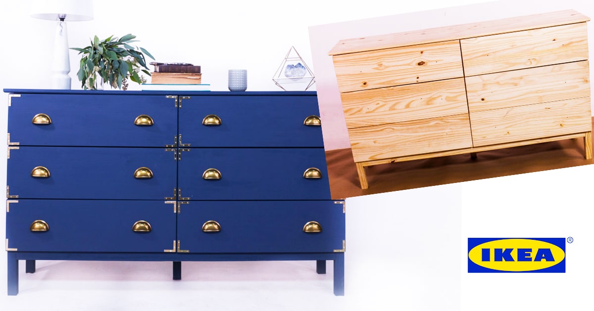 How To Make An Ikea Steampunk Dresser, Ikea Navy Blue Dresser