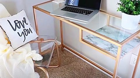 $40 IKEA Desk Idea | DIY Joy Projects and Crafts Ideas