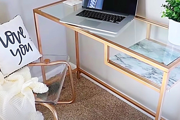 How To Refurbish An IKEA Desk In Two Easy Steps