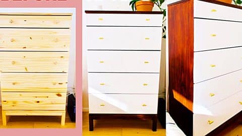 Turn An Ordinary IKEA Dresser Into Mid-Century Modern | DIY Joy Projects and Crafts Ideas