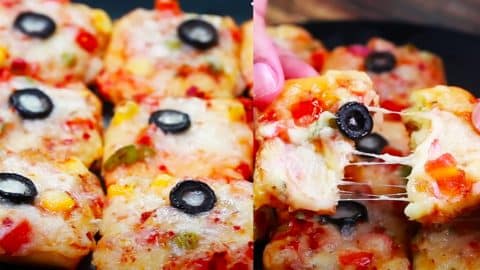 Mini Pizza Squares Recipe | DIY Joy Projects and Crafts Ideas