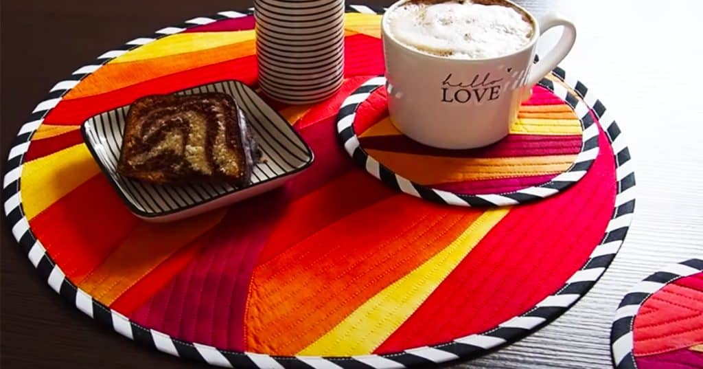 How To Make Patchwork Desk Decor | DIY Sewing