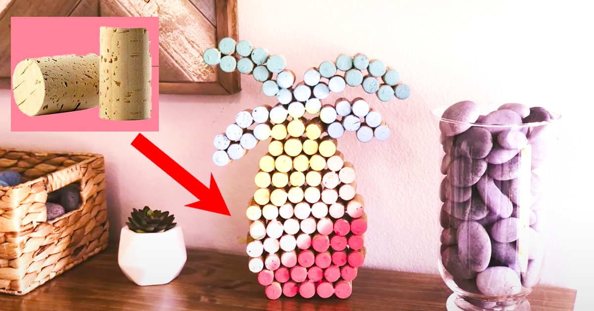 How To Recycle Old Wine Corks Into Art | DIY Joy Projects and Crafts Ideas