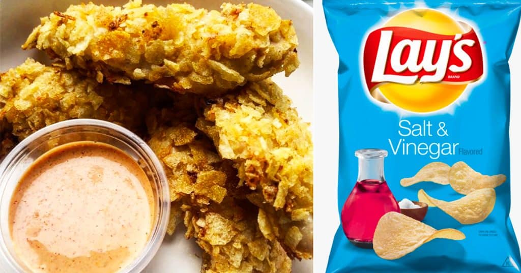 Potato Chip Chicken Tenders Recipe | Homemade Recipes
