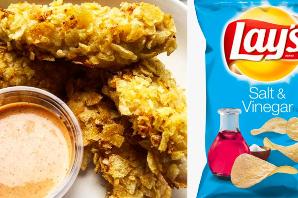 Potato Chip Chicken Tenders Recipe | Homemade Recipes