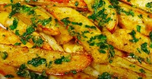 Garlic Roasted Potatoes Recipe