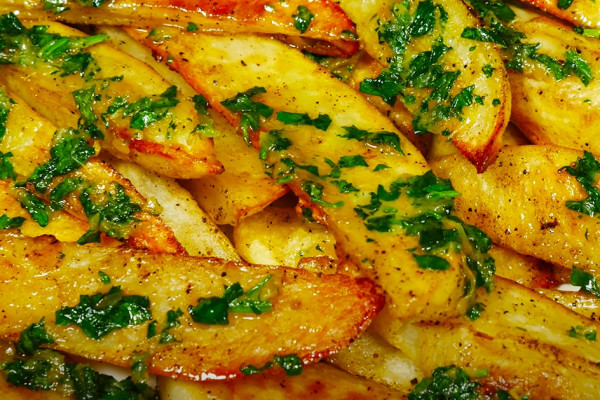 Roasted Garlic Potatoes Recipe | Homemade Recipes