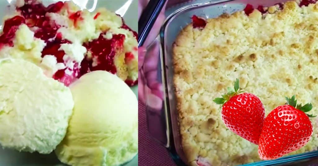 How To Make Strawberry Dumpcake Recipe | Easy Recipes