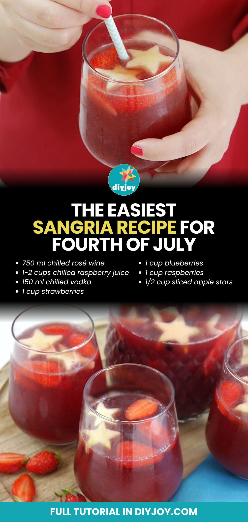 The Easiest Sangria Recipe for Fourth of July