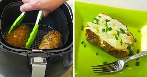 Air Fryer Steakhouse Baked Potato Recipe