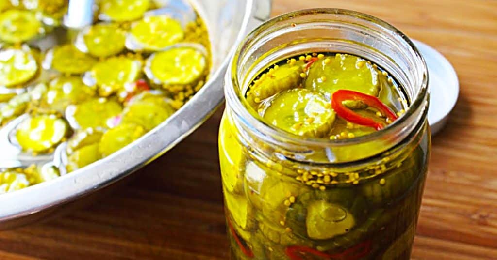 How To Make Bread And Butter Pickles - Easy Recipe for Pickles does not require canning bath