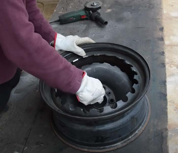 Upcycled Stove from Old Rims - Perfect for Car Camping in Mexico