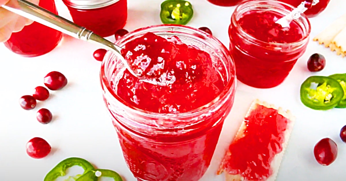 How To Make Cranberry Jalapeno Jelly | DIY Joy Projects and Crafts Ideas