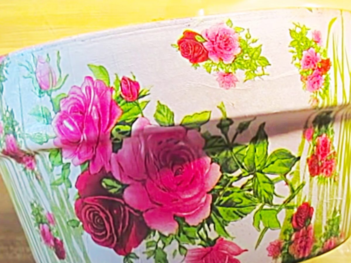 How to Decoupage with paper napkins, easy hacks and tricks! 