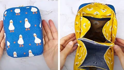 How To Sew A Multi-Pocket Zipper Pouch | DIY Joy Projects and Crafts Ideas