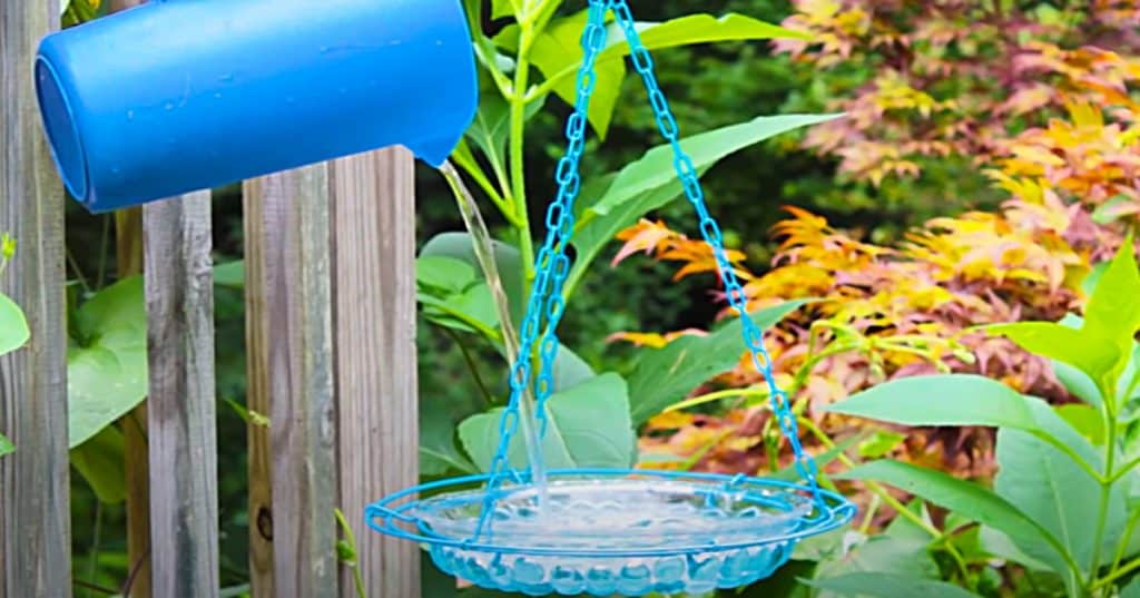 How To Make A Glass Birdbath Out Of A Dollar Tree Pie Plate