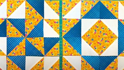 2 Ways To Make Half-Square Triangles | DIY Joy Projects and Crafts Ideas