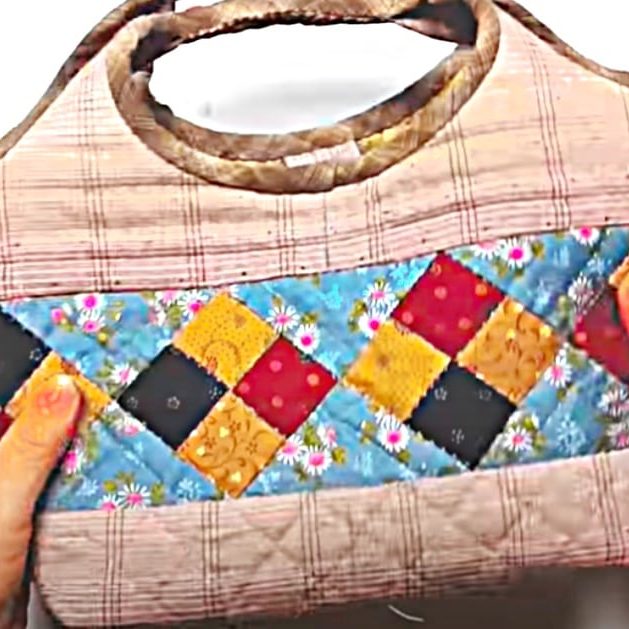 Handmade quilted purses sales