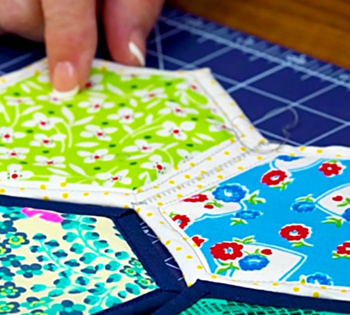 Quilt As You Go Hexagon Pattern By Jenny Doan