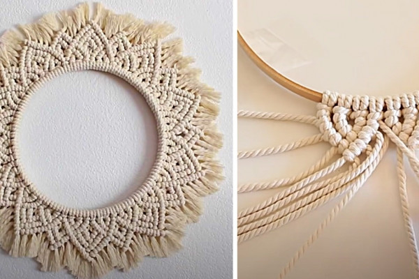 How To Make a Macrame Mandala
