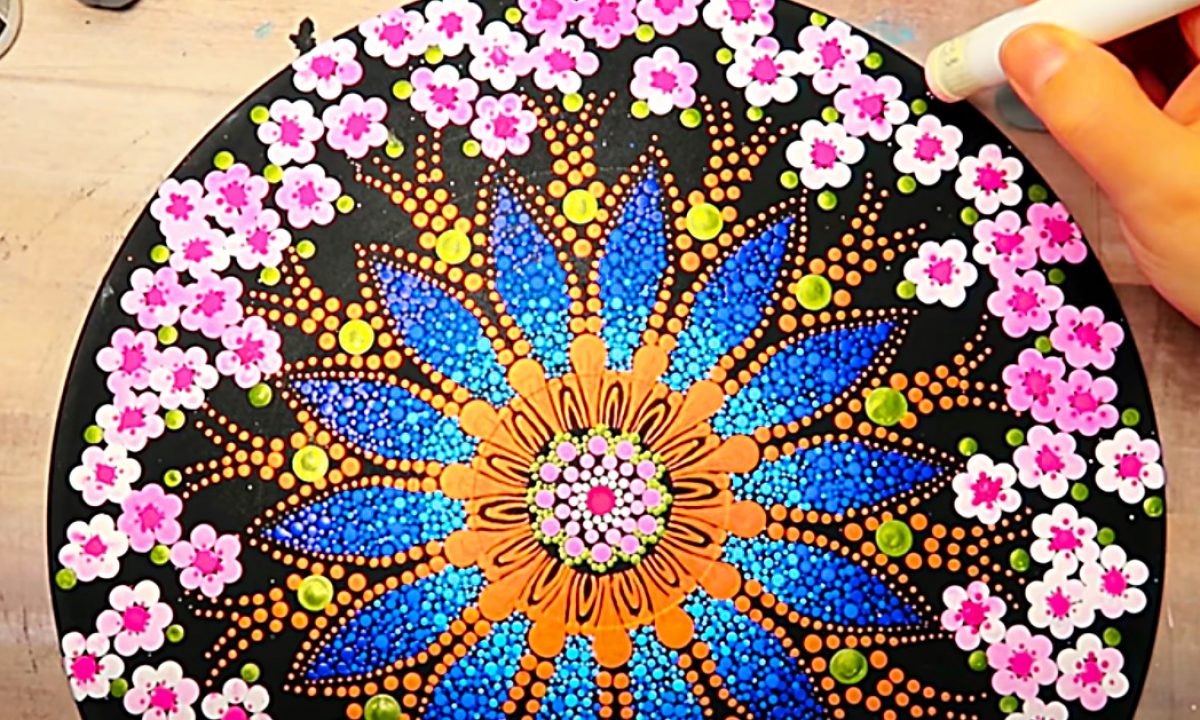 How To Make A Cherry Blossom Mandala Record