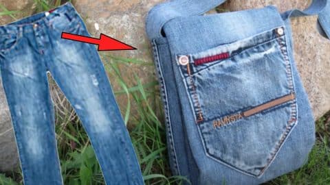 How To Make A Shoulder Purse From Old Jeans | DIY Joy Projects and Crafts Ideas