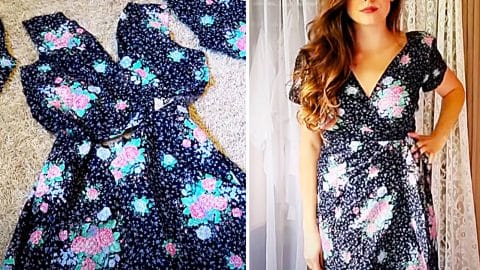 How To Sew A Wrap Dress | DIY Joy Projects and Crafts Ideas
