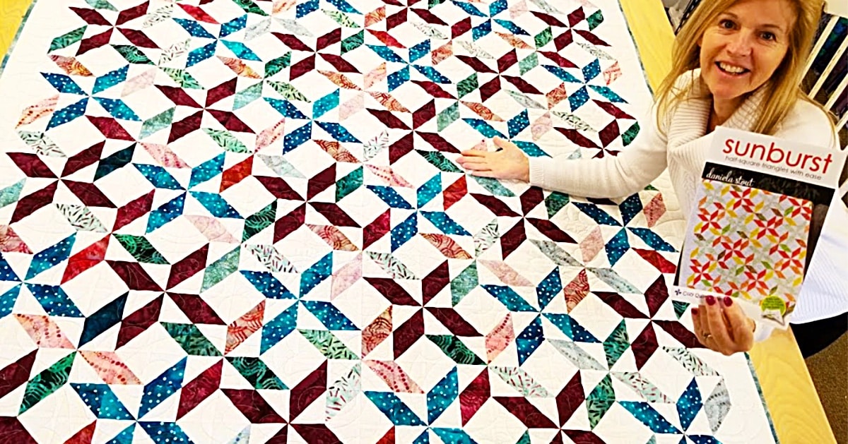 How To Make A Sunburst Quilt With Donna Jordan