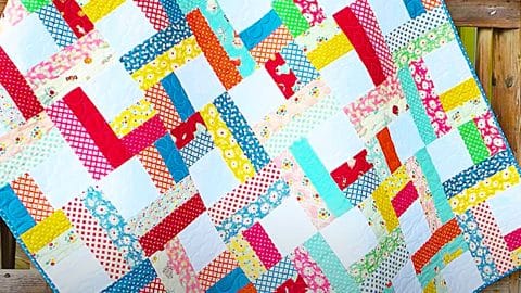 How To Sew A Jelly Roll Twist Quilt With Free Pattern | DIY Joy Projects and Crafts Ideas