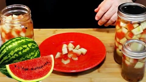 Pickled Watermelon Rind Recipe | DIY Joy Projects and Crafts Ideas