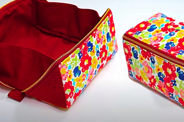 Sew An Open Wide Zipper Pouch