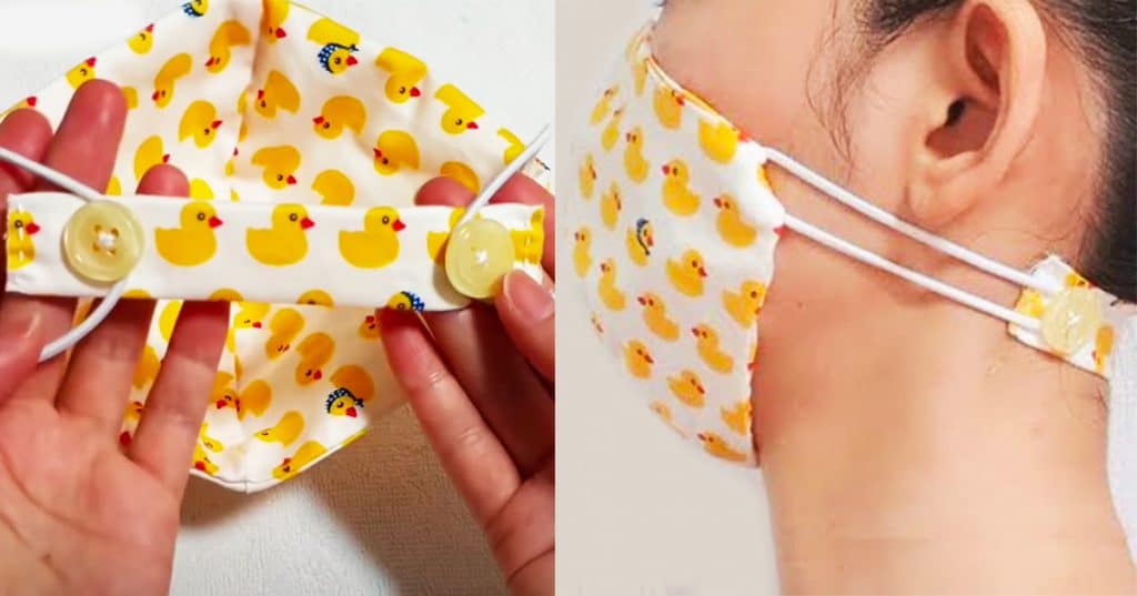 DIY Ear Pain Prevent Face Mask | Sewing Crafts