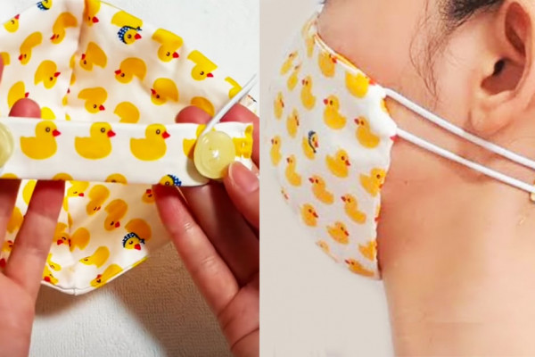DIY Ear Pain Prevent Face Mask | Sewing Crafts