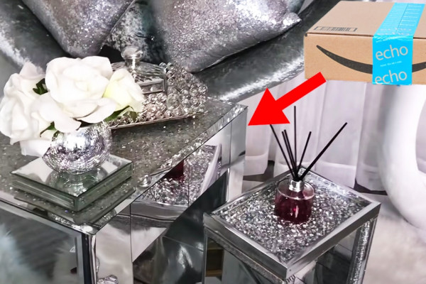 DIY Glam Side Tables With Amazon Boxes | DIY Furniture