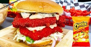 Flamin’ Hot Cheetos Chicken Sandwich Recipe