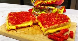 Flaming Hot Cheetos Grilled Cheese Sandwich Recipe