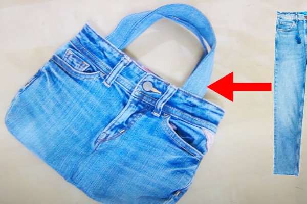 How To Make Boho Jeans Bag | DIY Sewing