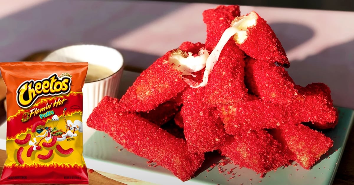 How To Make Flamin Hot Cheetos Mozzarella Sticks