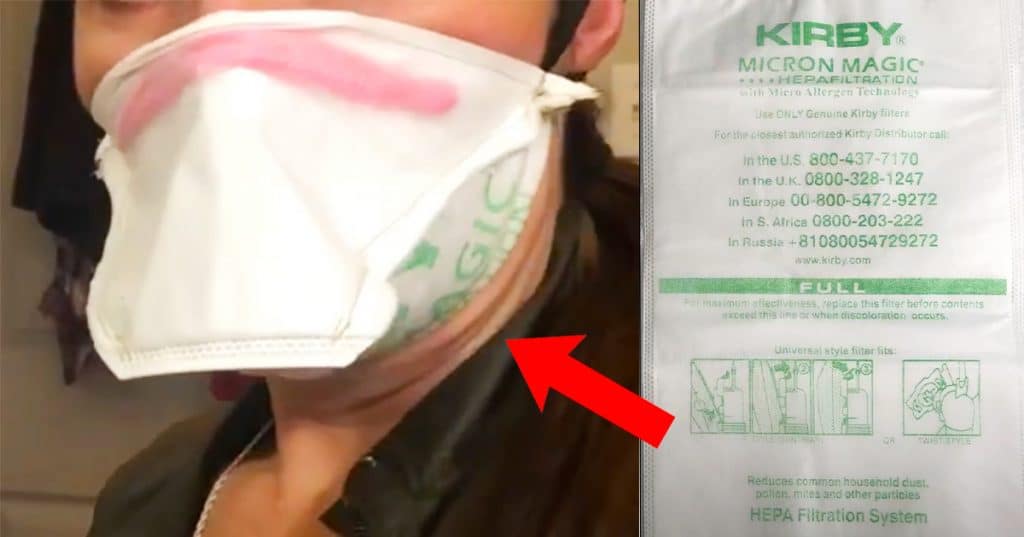 How To Make HEPA Vacuum Bag Filter Mask | DIY Sewing