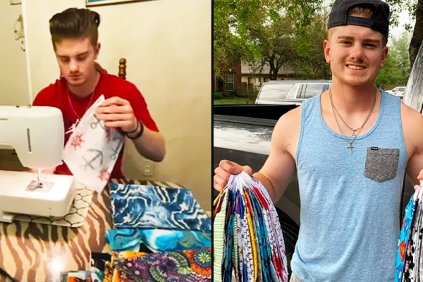 Meet This Eagle Scout Who Sewed Hundreds Of Face Masks During The Pandemic