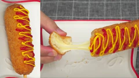 Mozzarella Cheese Corn Dog Recipe | DIY Joy Projects and Crafts Ideas