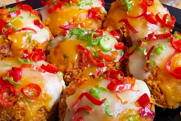 Nachos And Cheese Beef Ball Recipe | Homemade Recipes